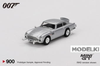 1:64 ASTON MARTIN DB5 “Goldfinger” (English Poster), silver - MGT00900-007E