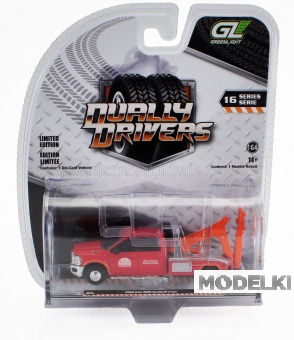 1:64 DODGE Ram 3500 Truck (2022) - Carro Attrezzi - Wrecker Road Service, Orange White - 46160E