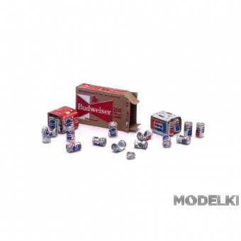 1:35 Budweiser + Pepsi банки 0,35ml 1960-1970, размер М - S-261