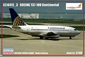 1:144 Сборная модель Авиалайнер Boeing 737-100 (Continental) - 14415-3