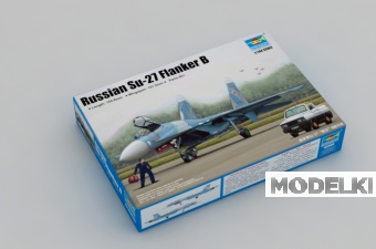 1:144 Сборная модель Советский истребитель Су-27 (ранний) - 03909