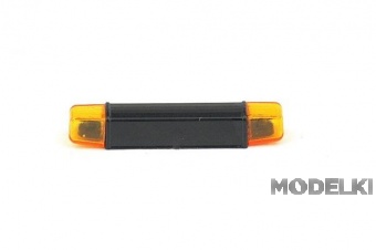 1:43 Проблесковый маяк Hella Light Old, серебристый/оранжевый - CAL-B-43-023OA