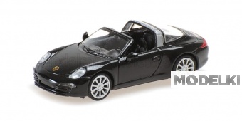 1:87 PORSCHE 911 991 Targa Cabriolet Open (2014), Black - 870068044