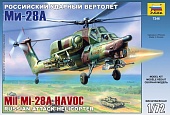 1:72 Сборная модель Ударный вертолёт Ми-28А - 7246