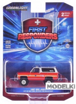 1:64 GMC Jimmy 'New York City Fire Department'(FDNY) 'Medical Equipment Unit' M.E.U. (пожарный) (1987) - 67060A