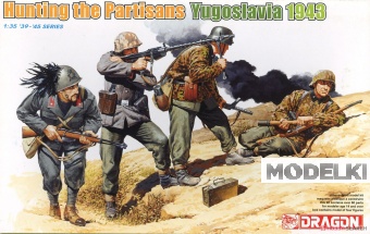 1:35 Сборная модель 'HUNTING THE PARTISANS' (YUGOSLAVIA 1943) - 6491