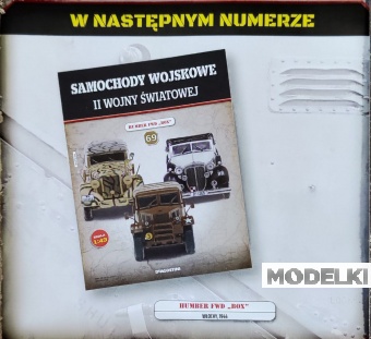 1:43 HUMBER FWD 'BOX' из серии Samochody Wojskowe Ii Wojny Światowej - SW069
