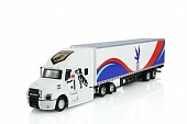 1:64 MACK Anthem 18 Wheeler Tractor-Trailer Mack Trucks 125th Anniversary & United States Postal Service 250th Anniversary (2019), white / blue / red - 30584