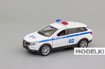 1:36 LADA Vesta SW Cross Полиция ДПС - 43763PB
