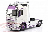 1:24 VOLVO FH Globetrotter XL Sattelzugmaschine (2023), silver / purple - S2400105