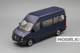 1:24 VOLKSWAGEN Crafter Bus, blue - 126B-007