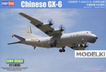 1:35 Сборная модель Китайский базовый патрульный самолет GX-6 - 83905
