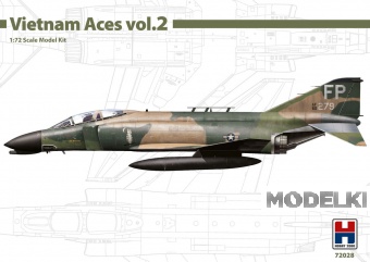 1:72 Сборная модель Самолет F-4D Phantom II - Vietnam Aces vol.2 - HBD72028