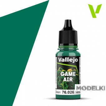 Краска акриловая Game Air Нефритовый / Jade Green, 18мл - 76026