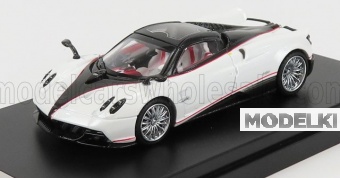 1:64 PAGANI Huayra Roadster 2018, White Pearl Met - LCD64015-BW