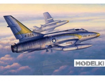 1:48 Сборная модель Самолет  F-100C 'Супер Сейбр' - 02838