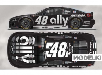 1:64 Chevrolet #48 Alex Bowman *Ally*, black/white 2025 - C482565ALDAL
