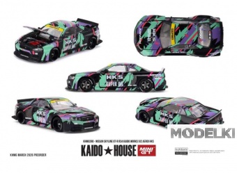 1:64 NISSAN Skyline GTR (R34) Kaido Works (V2 AERO) *HKS* (1999) - MGTKHMG280