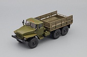 1:43 (Б/У) Уральский 4320 бортовой, Грузовики СССР 7, зеленый - ALS07-X4