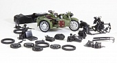 1:43 Сборная модель МВ-650М с радиостанцией Р-105М - dnepr650m43kit
