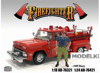1:24 FIGURES | FIREFIGHTERS - OFF DUTY | BLUE GREEN - 76421
