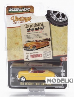 1:64 MERCURY Eight Cabriolet (1949), Yellow - 39130B