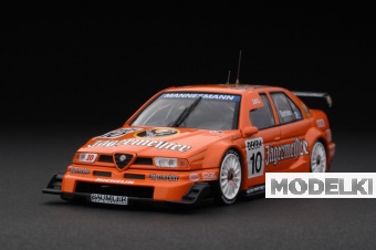 1:43 (Б/У) ALFA ROMEO 155 V6 TI, №10 M.Bartels, ITC (1996), orange - 8076-X1
