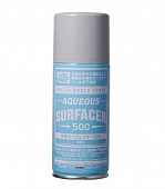 Краска грунтовка в баллончиках Mr. Aqueous Grey Surfacer 500, 170мл. - B-614