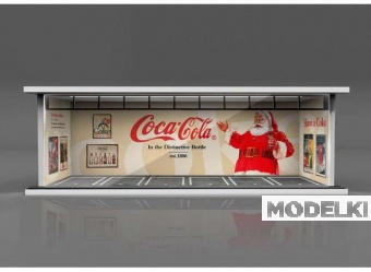 1:64 Parking Garage *Coca-cola with light*, various - MO914036