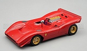 1:43 FERRARI 612P CAN-AM PRESS VERSION (1969), red - TM43-66A