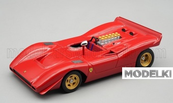 1:43 FERRARI 612P CAN-AM PRESS VERSION (1969), red - TM43-66A