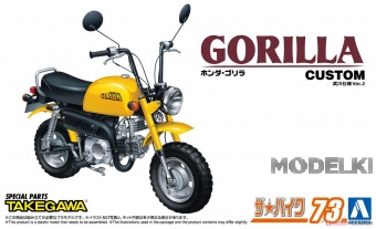 1:12 Сборная модель Honda Z50J Gorilla '78 Custom Takegawa Ver.2 - 06893
