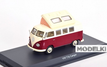 1:43 VOLKSWAGEN T1b, dunkelrot/creme - 03779