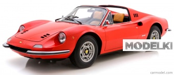 1:18 FERRARI Dino 246 GTS Spider (1972), red - P18152A2-VET
