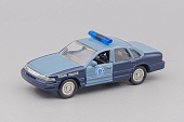1:43 (Б/У) FORD Crown Victoria (1992) Massachusetts State Police 1997, light blue / dark blue - RC109