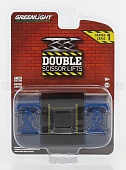 1:64 ACCESSORIES GARAGE SET OFFICINA - PONTE SOLLEVATORE AUTO - TWO POST LIFT, BLUE - 16160A