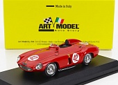 1:43 FERRARI 750 Monza Spider Sn0530m N42 2nd Tunisi Belvedere Gp (1955) L.Bordonaro, Red - ART448