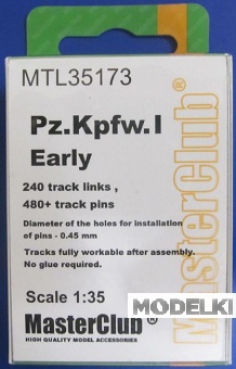 1:35 Траки наборные железные Pz.I Early - MTL35173