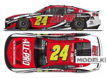 1:64 Chevrolet #24 William Bryron *All-Pro*, red/white/yellow 2025 - C242561APRWB