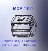 1:43 Кабина дневная Евро 00 (с глухой задней стенкой) - mdp1101