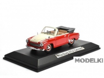 1:43 WARTBURG 311-2 Cabriolet 1958 Red/White - 7129111