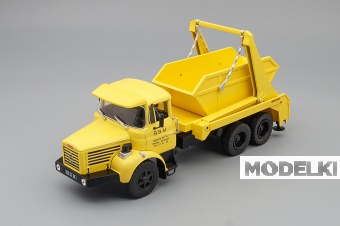 1:43 BERLIET GLM 12 6X4 Multibenne Marel BBM контейнеровоз 1965, желтый - G111A015