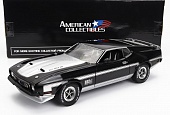1:18 FORD Mustang Mach 1 351 Ram Air Coupe (1971), Black Silver - 3639