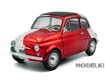 1:18 FIAT 500 Tribute to Italia (1965), red white green - S1801409