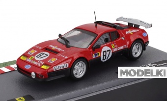 1:43 FERRARI 512bb 4.9l Team Luigi Chinetti №87 24h Le Mans (1978) Jean Pierre Delaunay - Jacques Guerin - Gregg Young, Red - ABFRT048