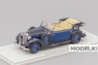 1:43 (Б/У) MERCEDES-BENZ 320 D Cabriolet (1937), dark blue / black - S1054-X2