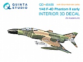 1:48 3D Декаль интерьера для F-4D early Phantom II (Academy) (с 3D-печатными деталями) - QD+48488
