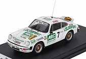 1:43 PORSCHE 911 Sc Coupe №7 Winner Rally Condroz (1981) Marc Duez - Willy Lux, White Green - TRFDSN373