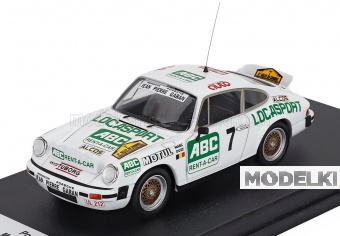 1:43 PORSCHE 911 Sc Coupe №7 Winner Rally Condroz (1981) Marc Duez - Willy Lux, White Green - TRFDSN373