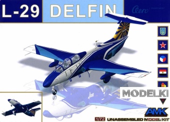 1:72 Сборная модель Самолёт L-29 Delfin - 86001